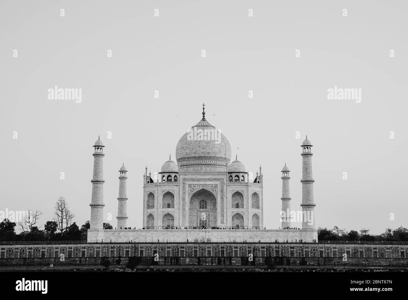 Taj Mahal à Agra, Inde Banque D'Images