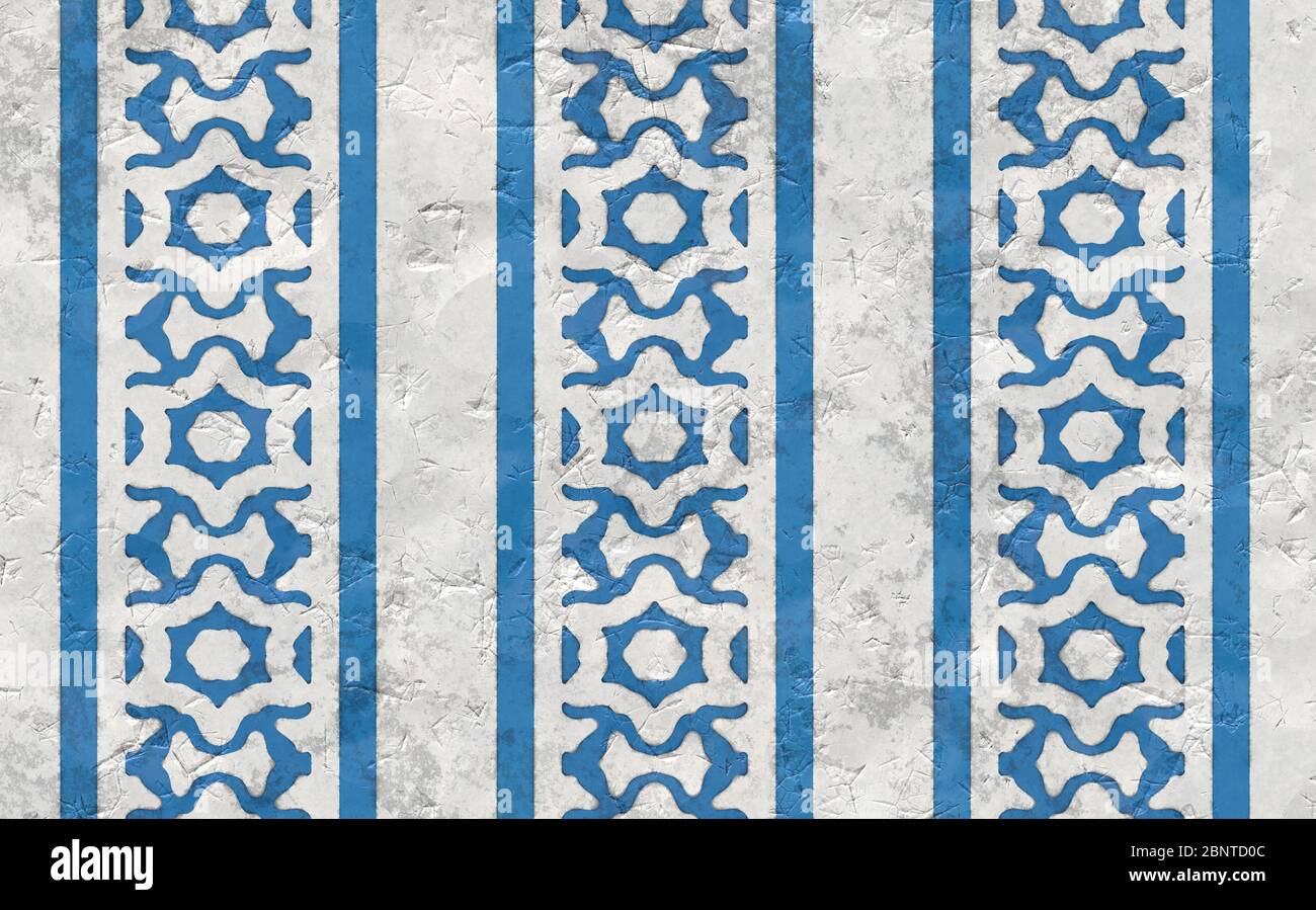 bordures en céramique de poterie Banque D'Images