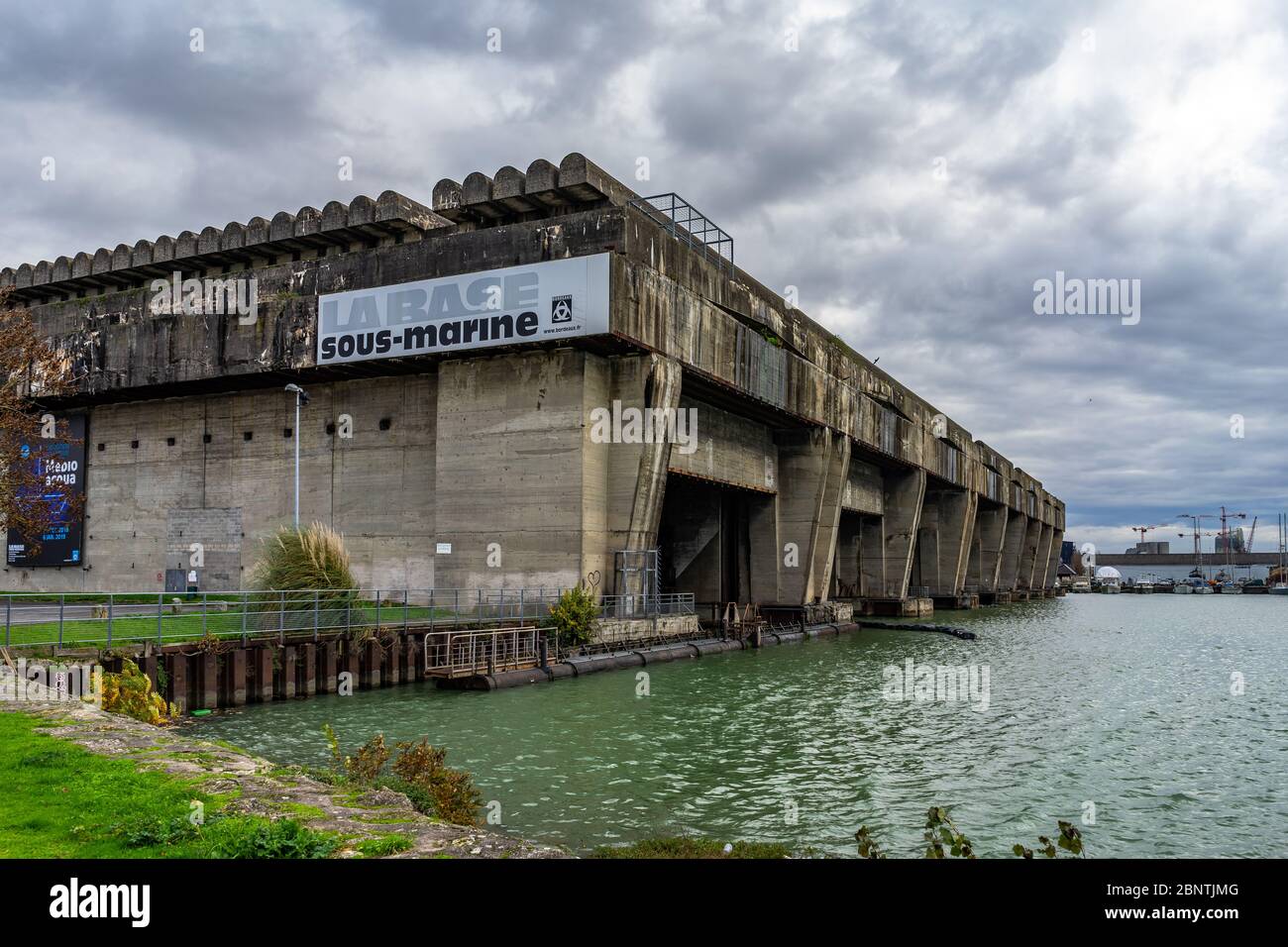 Base sous marine de Bordeaux, France Photo Stock - Alamy