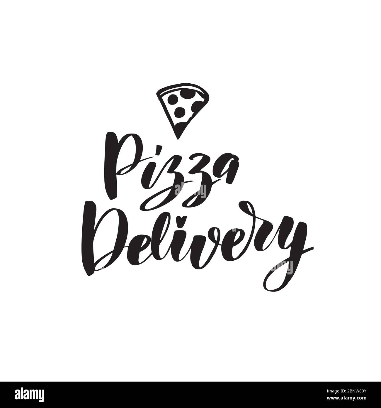 Calligraphie vecteur illustration isolé sur fond blanc. Illustration de Vecteur