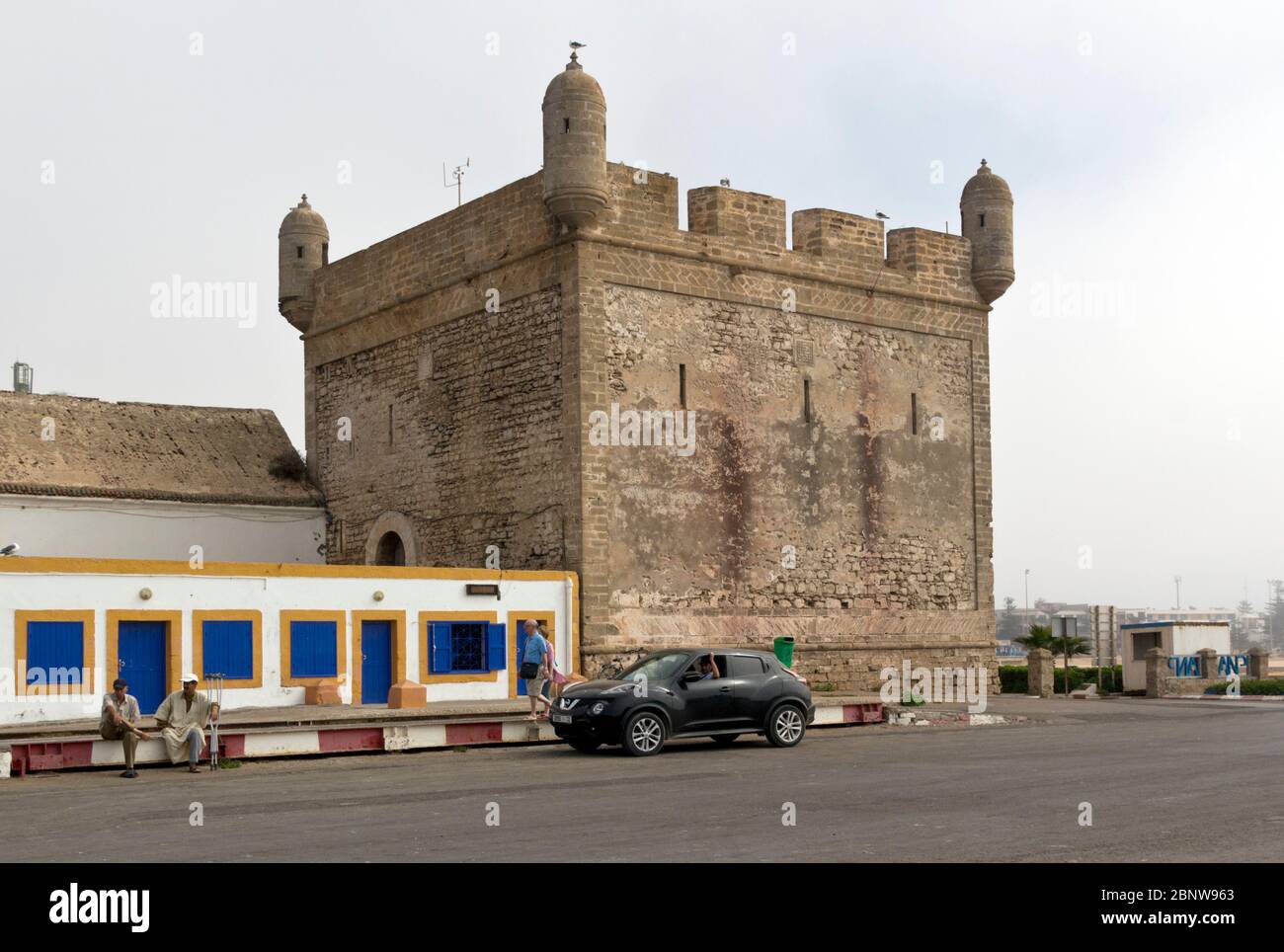 La citadelle d'Essaouira, Maroc Banque D'Images