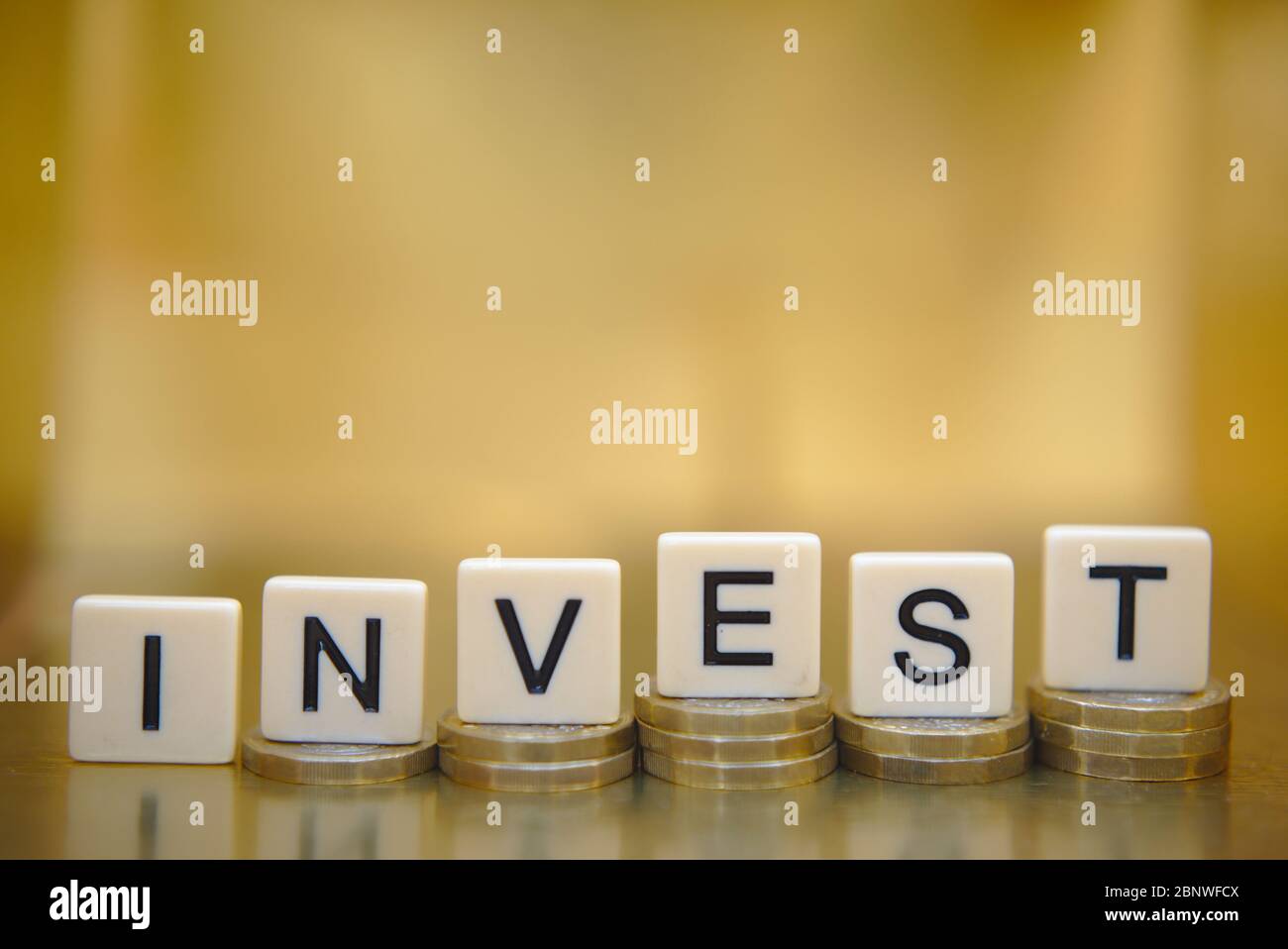 Concept d'économies d'investissement et de planification financière. Banque D'Images