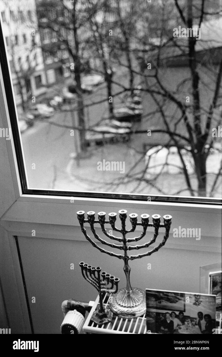 Communauté juive de Düsseldorf, Allemagne ©1998 Ilene Perlman Banque D'Images