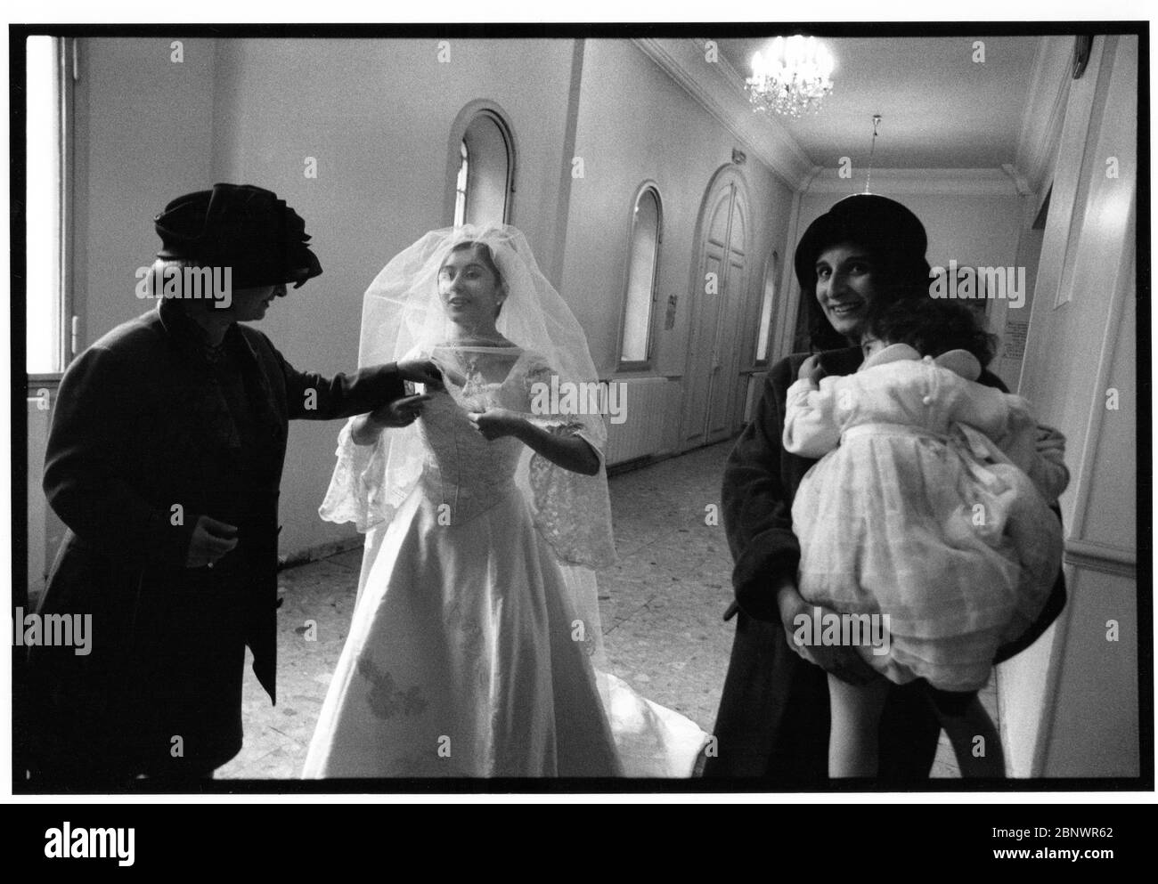 Juifs français, Communauté juive de Paris, France ©2003 Ilene Perlman Banque D'Images