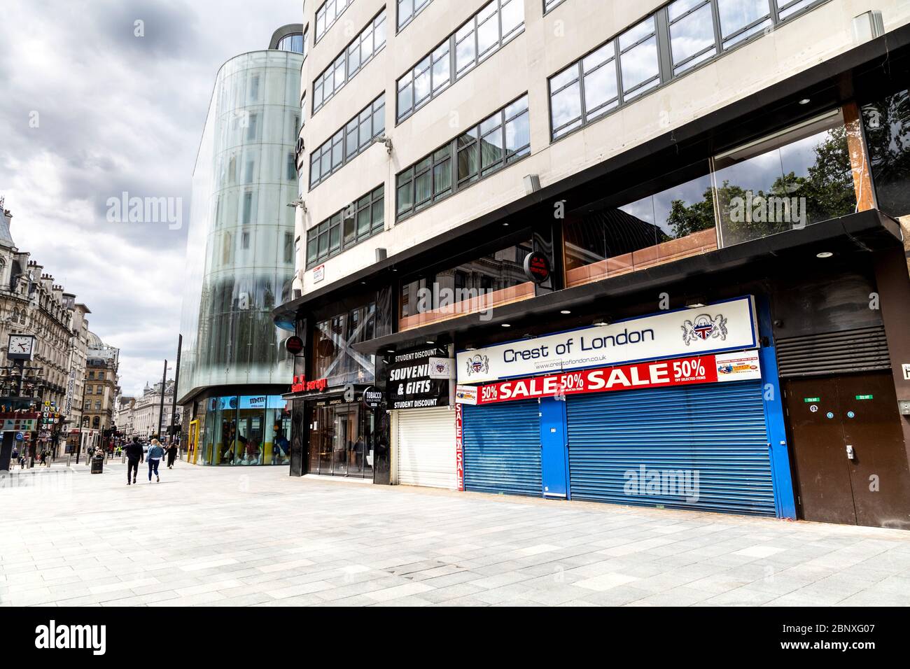 16 mai 2020 Londres, Royaume-Uni - fermeture des boutiques de souvenirs de Leicester Square pendant le confinement en cas de pandémie du coronavirus Banque D'Images