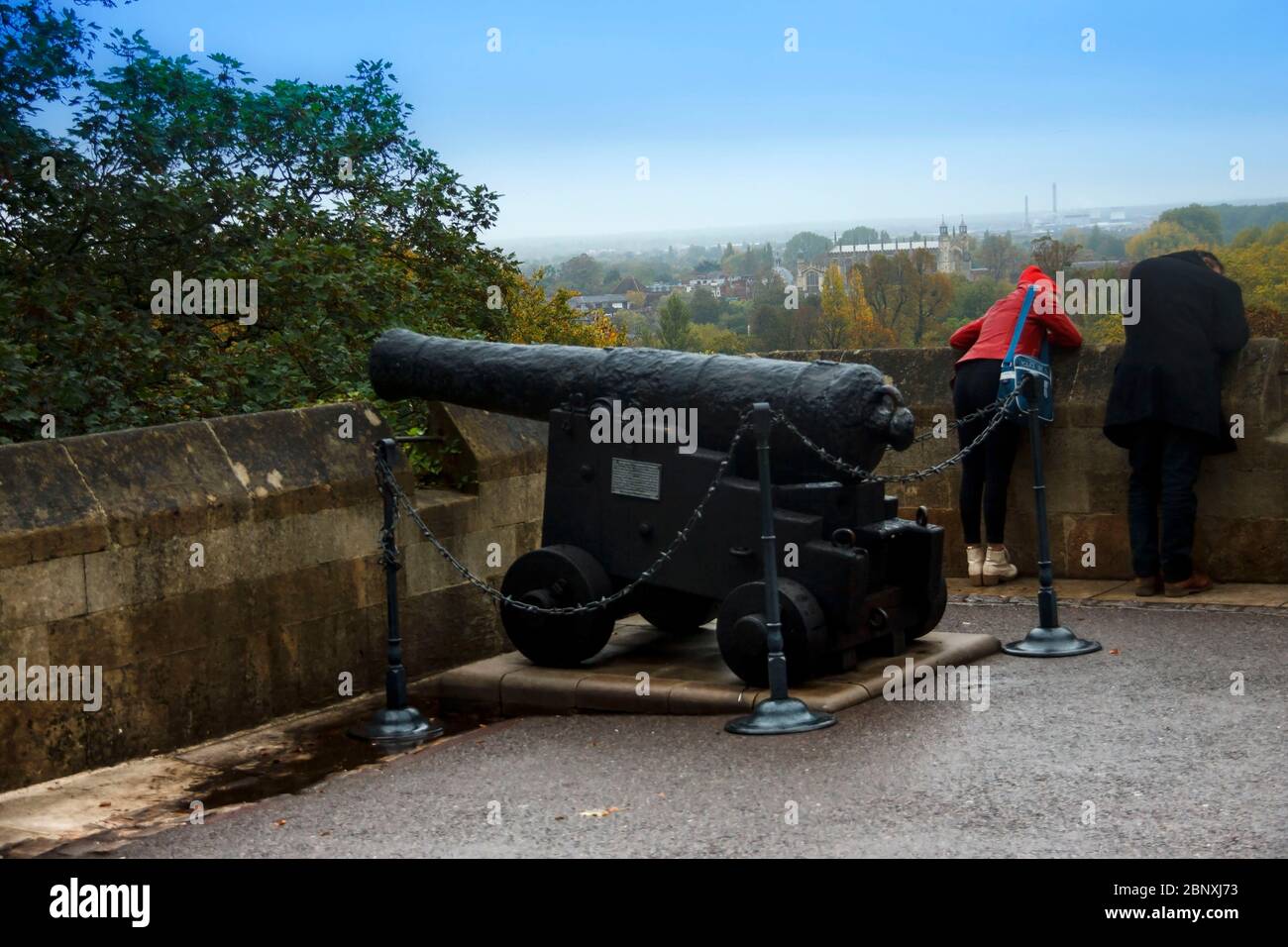 HMS Lutine Cannon au château de Windsor, à Windsor, en Angleterre Banque D'Images