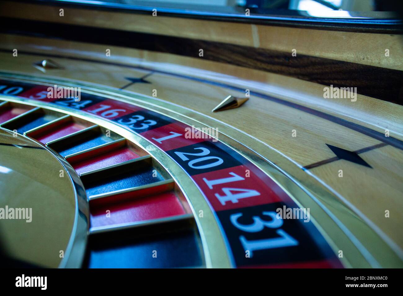 jeu de roulette de casino Banque D'Images