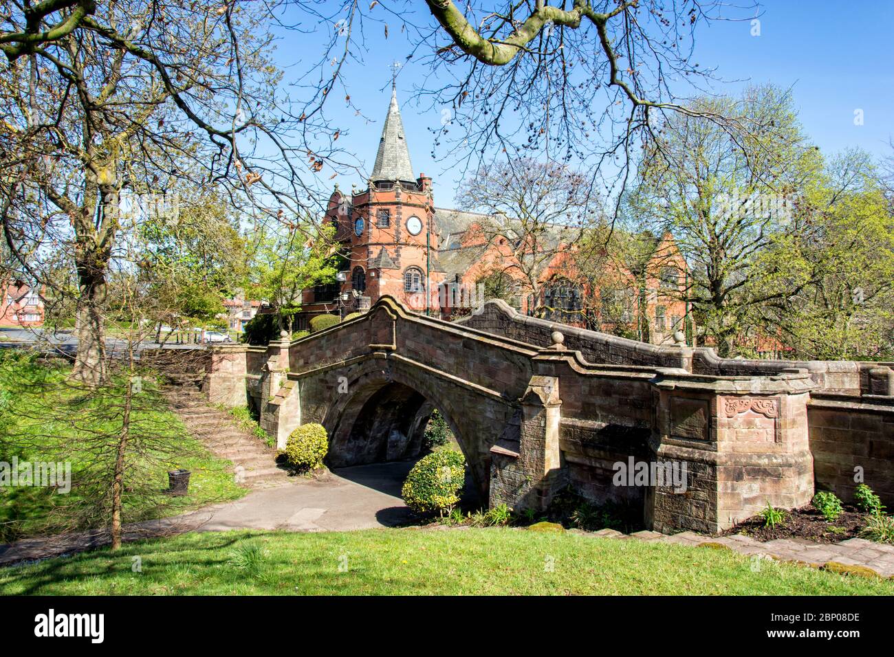 Port Sunlight Model Village Wirral Royaume-Uni Banque D'Images