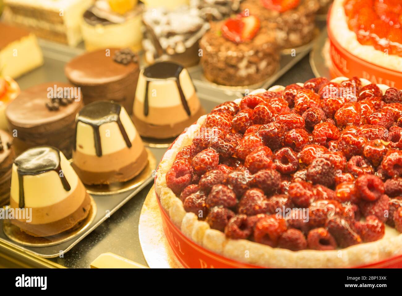 Gâteaux en spectacle, décor intérieur, Dubai Mall, Dubaï, Émirats arabes Unis Banque D'Images