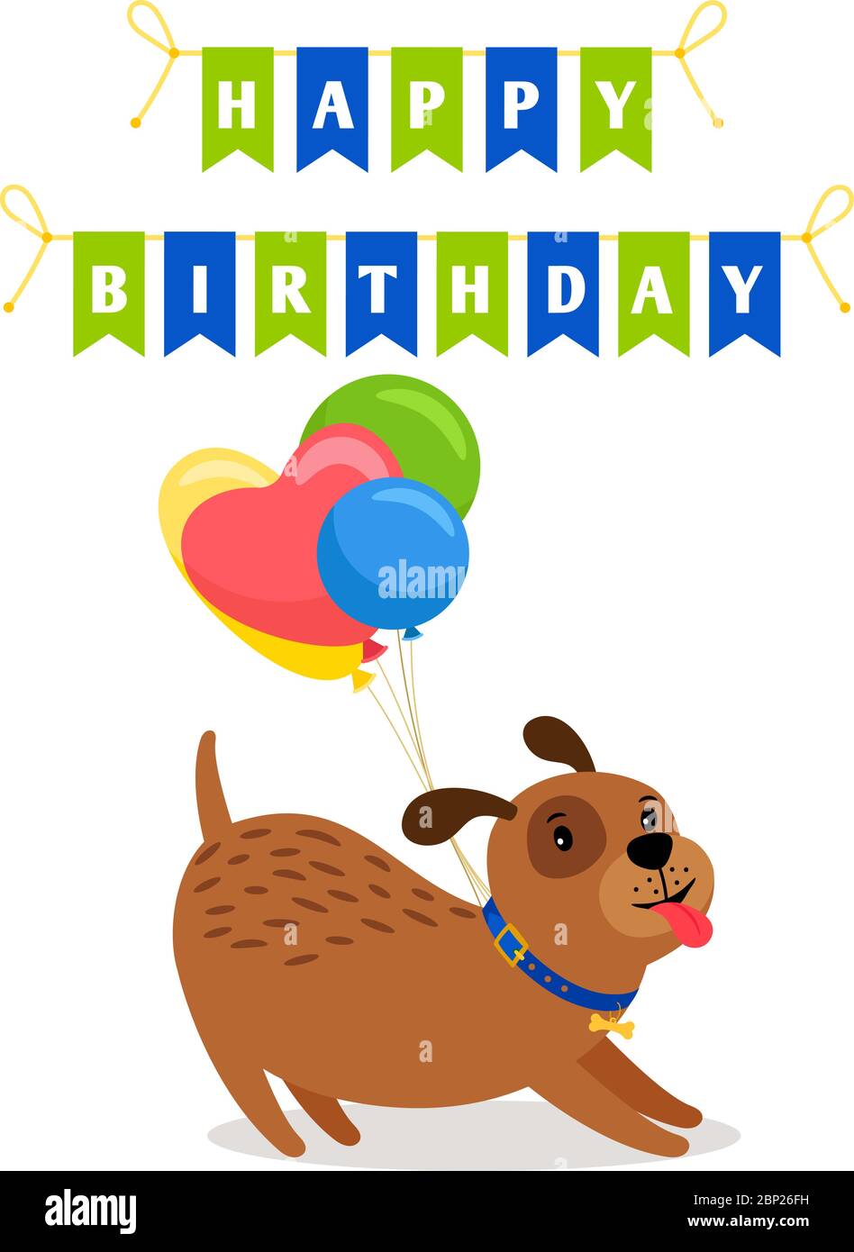 Carte De Vœux Joyeux Anniversaire Avec Chien Mignon De Dessin Anime Et Ballons Colores Illustration Vectorielle Image Vectorielle Stock Alamy Carte De Vœux Joyeux Anniversaire Avec Chien Mignon De Dessin Anime Et Ballons Colores Illustration Vectorielle Image Vectorielle Stock Alamy