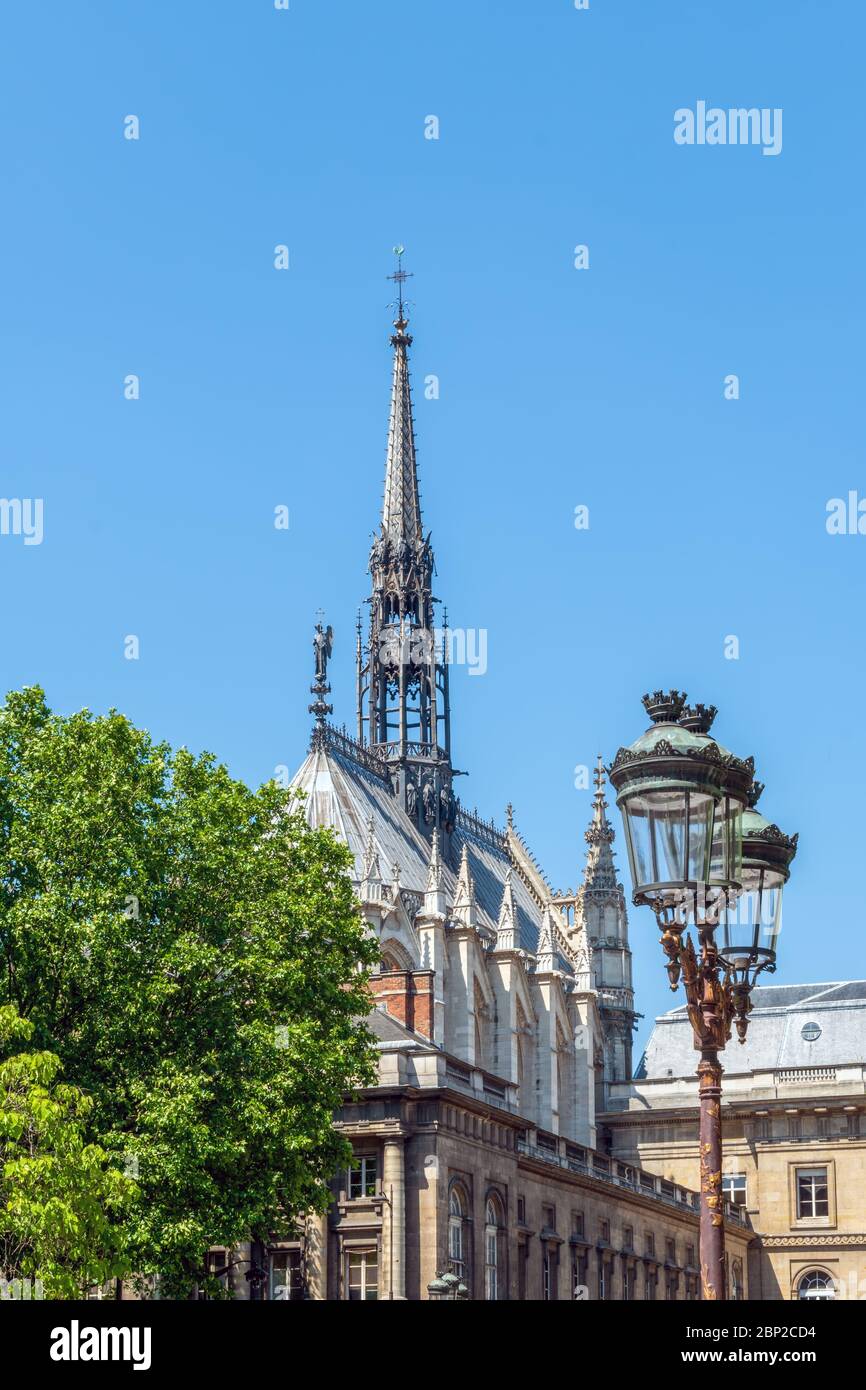 Sainte Chapelle à Paris, France Banque D'Images