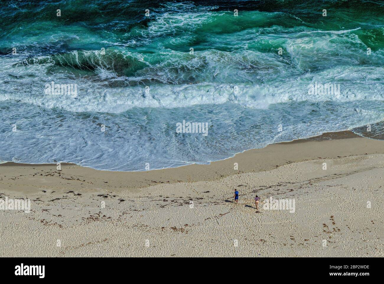 Amoureux de la plage Banque D'Images