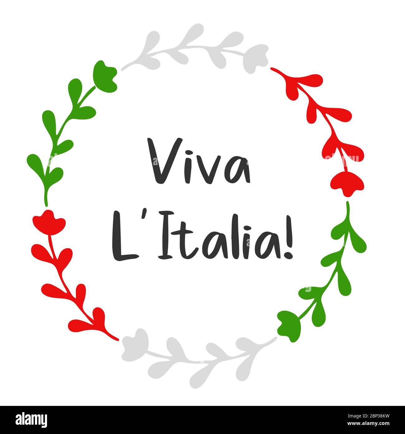 Viva La Italia Citation En Italien Traduit Long Live Italie Lettrage Patriotique Dessine Pour Carte Postale Invitation Affiche Etiquette Mug Icone Banniere Image Vectorielle Stock Alamy
