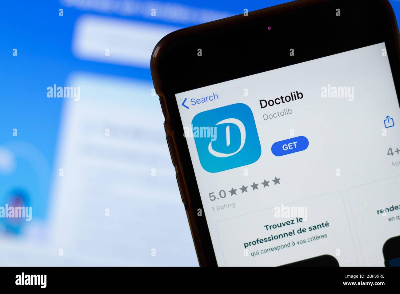 application-doctolib-banque-de-photographies-et-d-images-haute