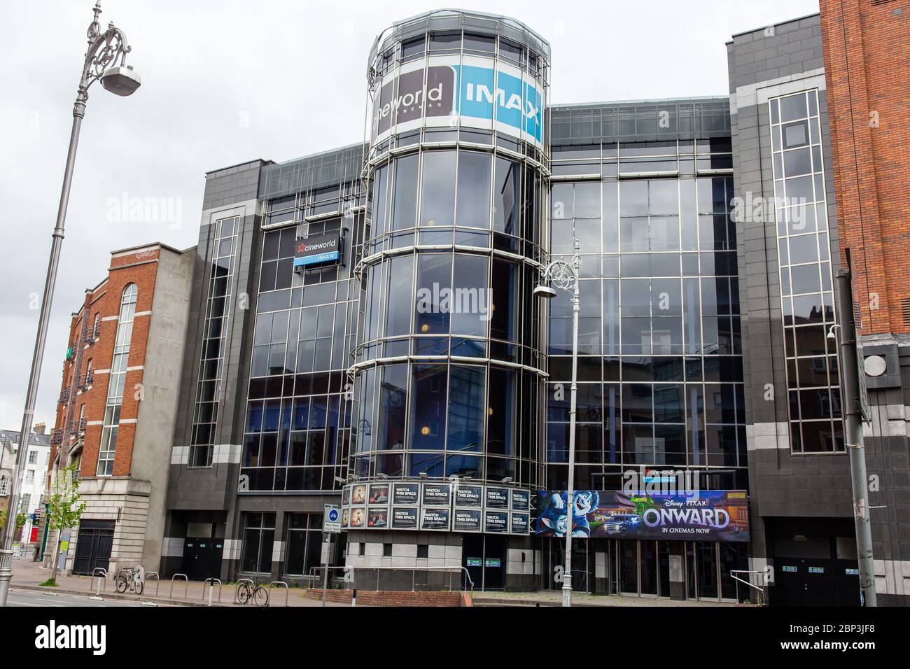 Dublin, Irlande. Mai 2020. Les chutes de pied et la circulation dans le centre-ville de Dublin et les magasins et les entreprises sont fermés en raison des restrictions de Covid-19 en cas de pandémie. Banque D'Images