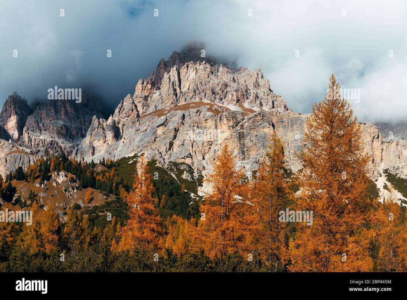 Paysage naturel des Dolomites en Italie du Nord Banque D'Images