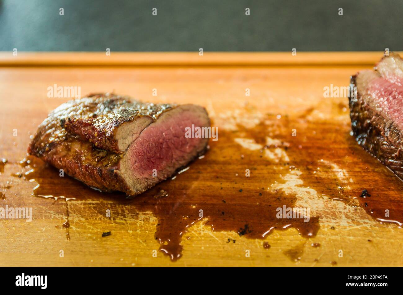 Belle photo de poitrine de boeuf (Brisket point fin) Banque D'Images