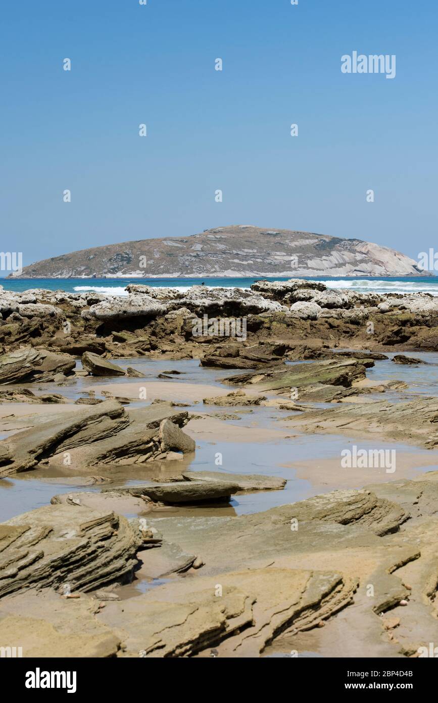 Cotters Beach, dans le parc national Wilsons Promontory, Victoria, Australie Banque D'Images