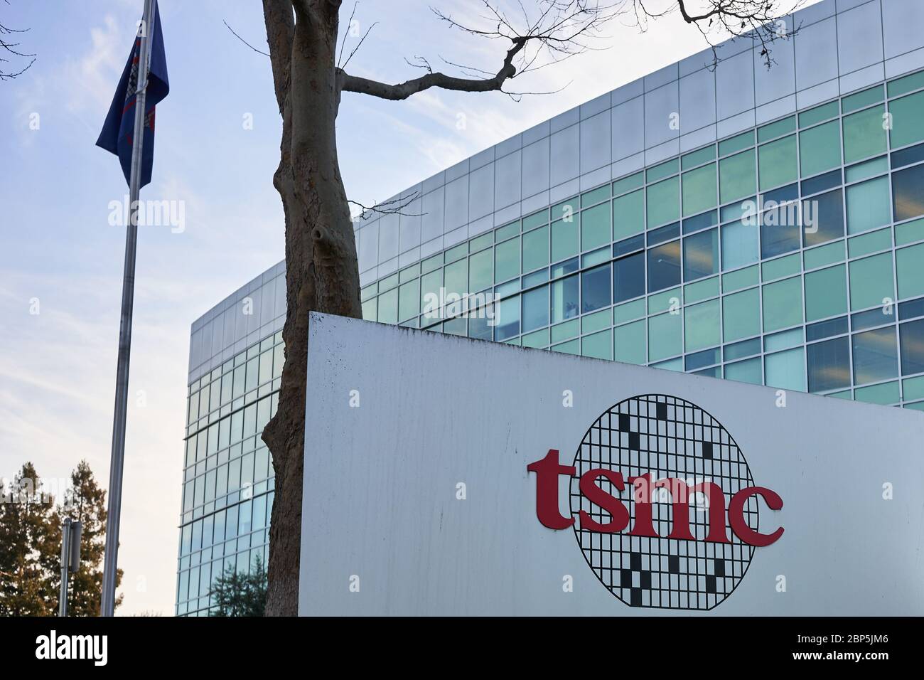 Siège social de TSMC Amérique du Nord. Taiwan Semiconductor Manufacturing Company est la plus grande fonderie indépendante de semi-conducteurs au monde. Banque D'Images