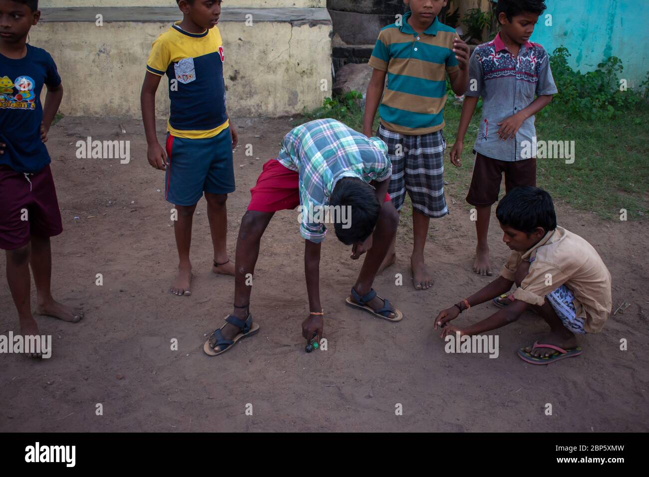 Jeux du village régional de Tamilnadu Banque D'Images