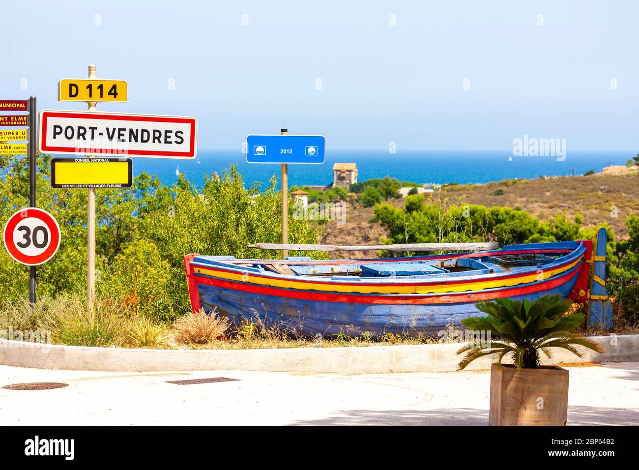 Port-Vendres, Collioure, France Banque D'Images