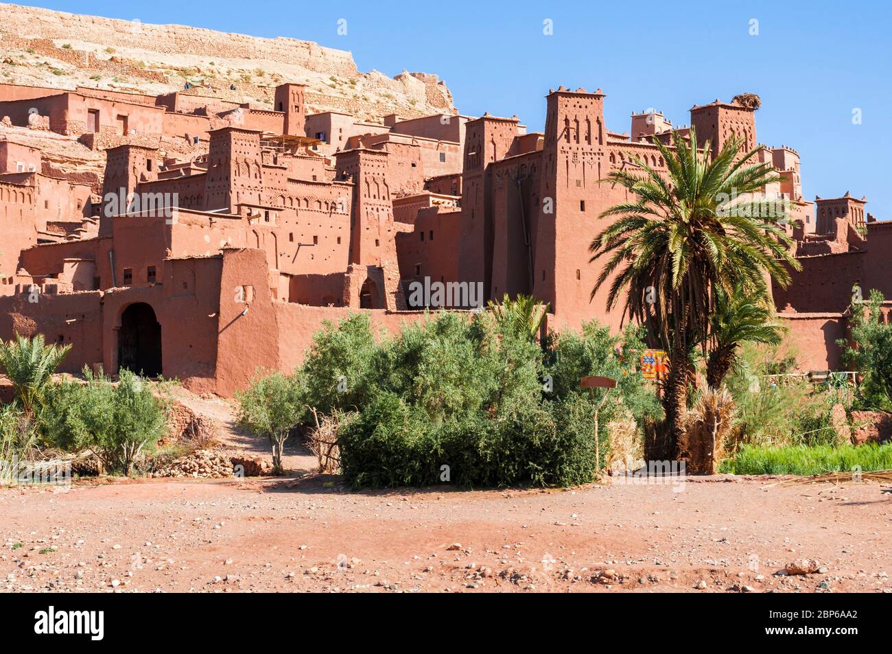 Les Kasbahs d'ait Ben Haddou Banque D'Images