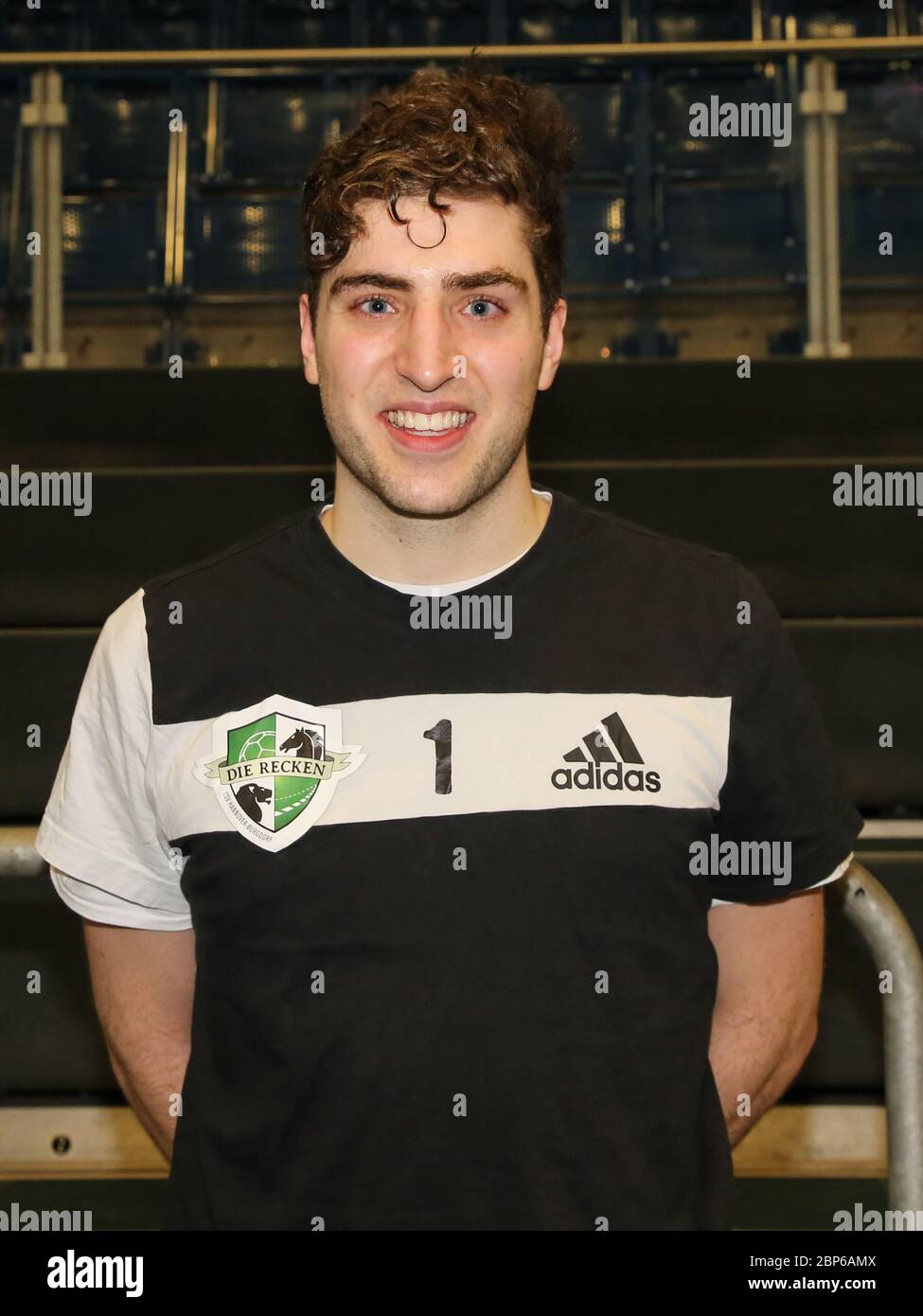 Gardien de but Domenico Ebner TSV Hannover Burgdorf Liqui Moly HBL, saison 2019-20 Banque D'Images