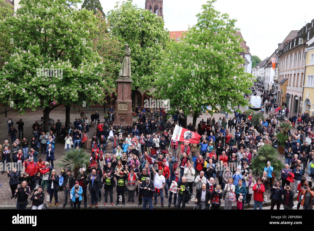 Réception City Freiburg équipe féminine SC Freiburg Banque D'Images