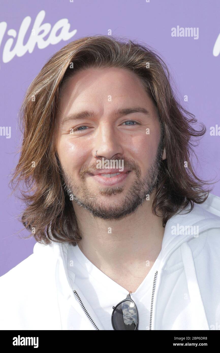 Gil Ofarim, Milka Charity Blobbing-Event am Stadtparksee, Hambourg, 22.05.2019 Banque D'Images