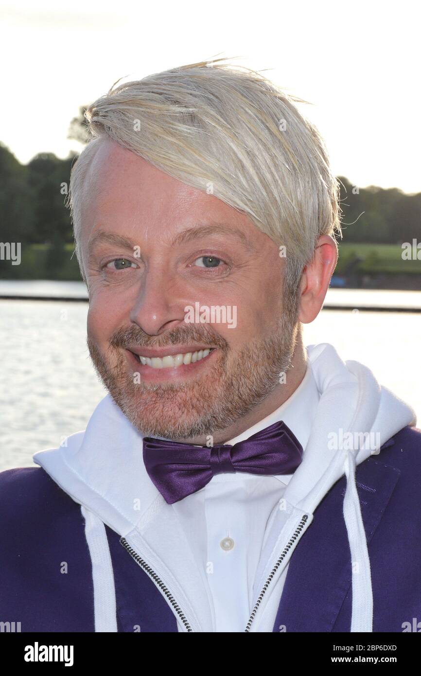 Ross Antony, Milka Charity Blobbing-Event am Stadtparksee, Hambourg, 22.05.2019 Banque D'Images