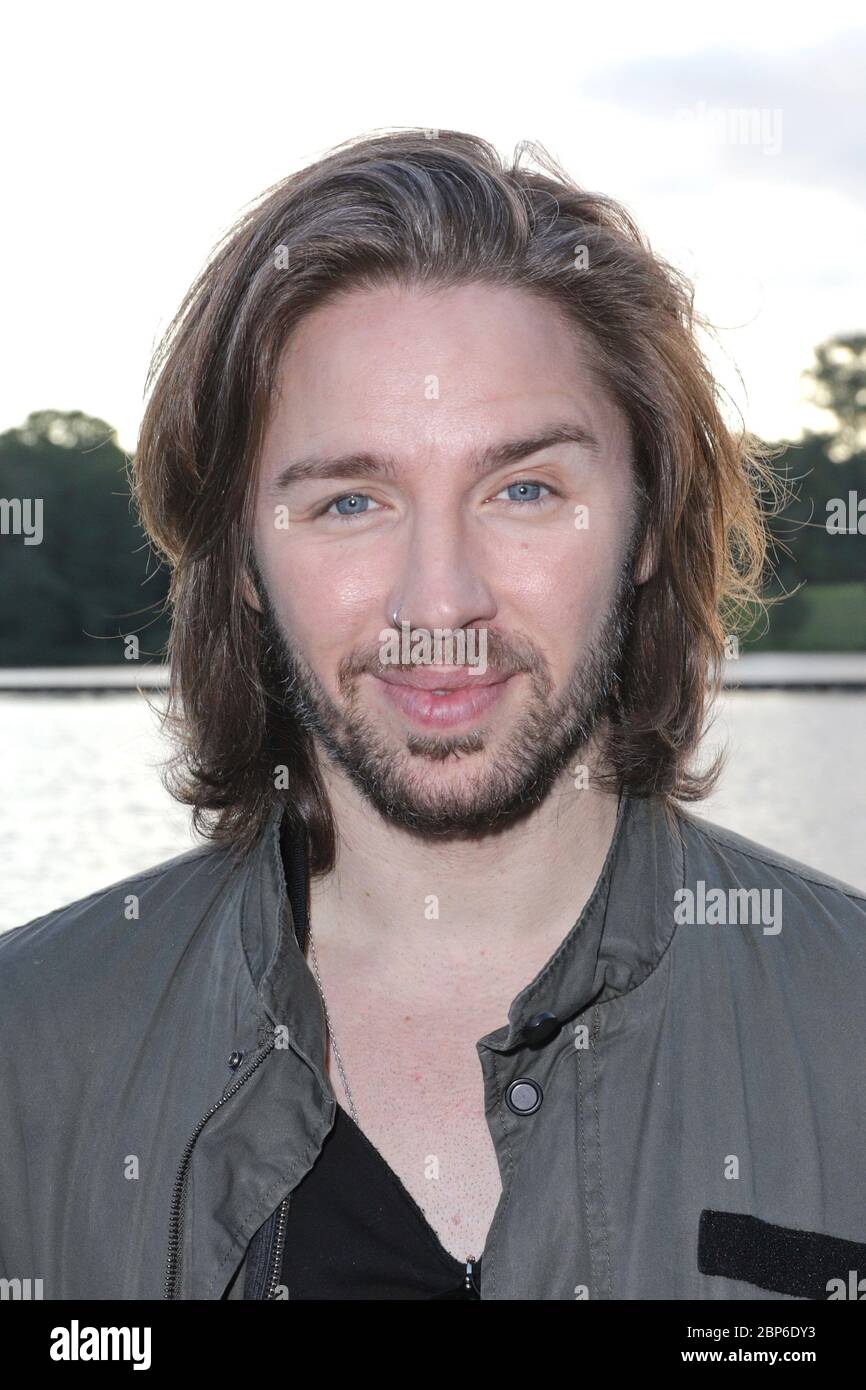 Gil Ofarim, Milka Charity Blobbing-Event am Stadtparksee, Hambourg, 22.05.2019 Banque D'Images
