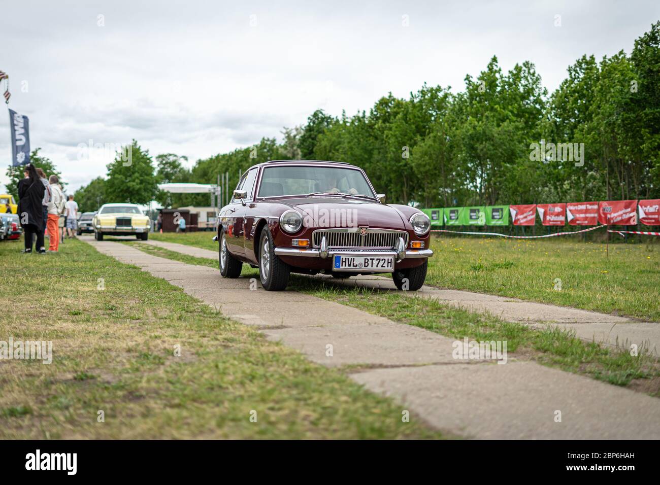 PAAREN IM GLIEN, ALLEMAGNE - 08 juin, 2019 Voiture de sport : MGB GT Coupe, 1972. Die Oldtimer Show 2019. Banque D'Images