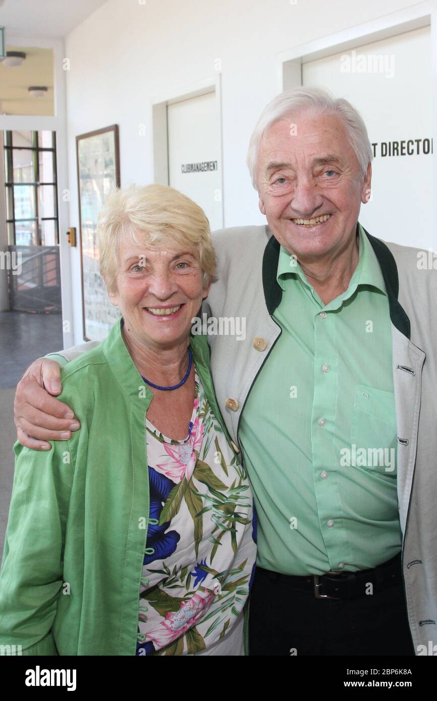 Mme Landowsky, Klaus Landowsky (ancien président de la CDU et ami de tennis de longue durée), Allianz Kundler German Juniors soutenus par optimal Systems, Berlin, dernier jour,23.06.2019 Banque D'Images