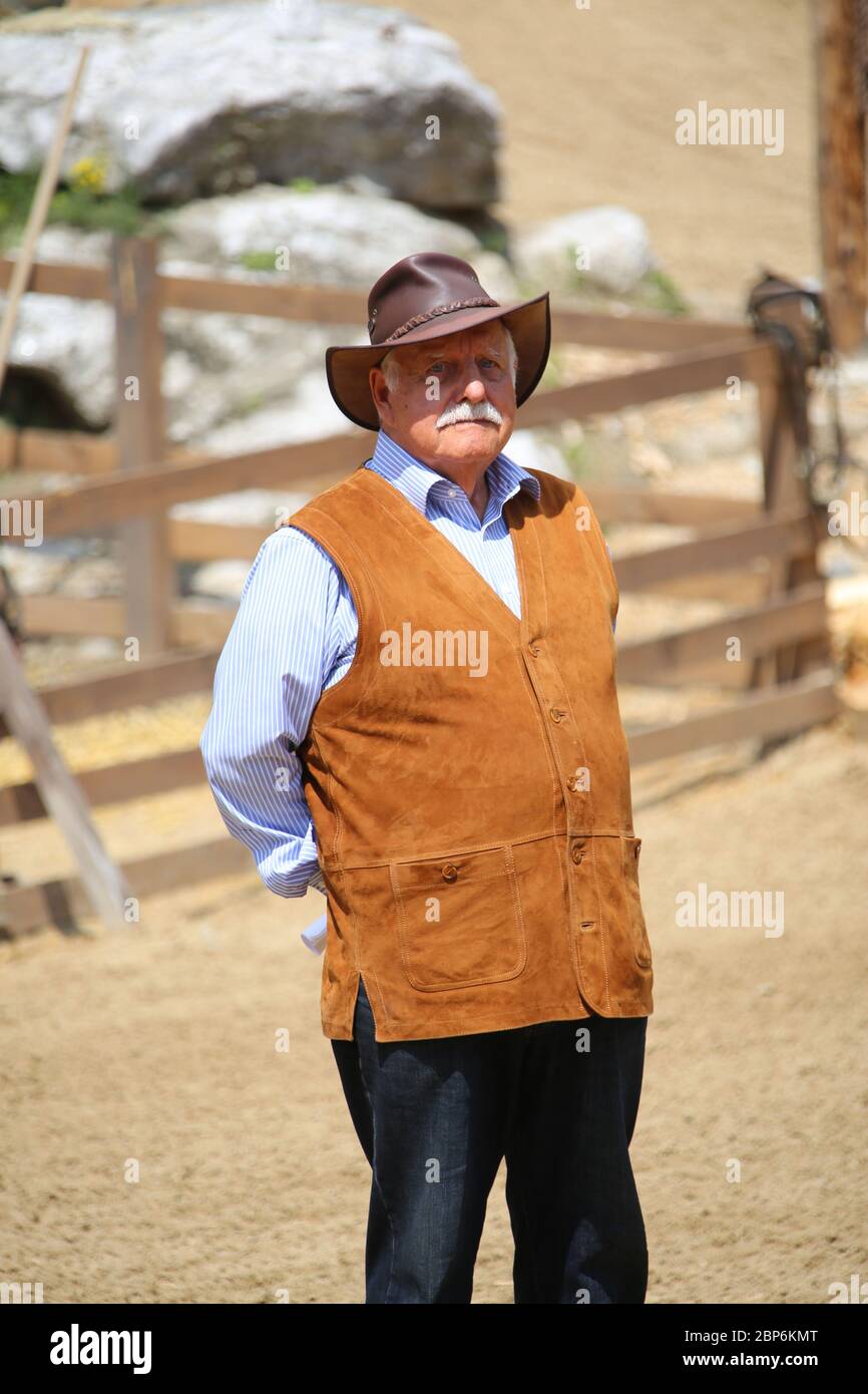 Norbert Schultze Jr., Directeur de presse de la nouvelle saison du Festival de Mai Kayl sous vautours - le fils du Baehrenjaeger,Bad Segeberg,21.06.2019 Banque D'Images