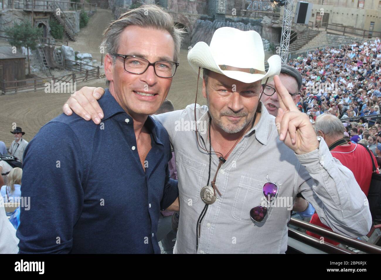 Jan Soniok,till Demtroeder,première Karl May Festspiele Bad Segeberg,29.06.2019 Banque D'Images