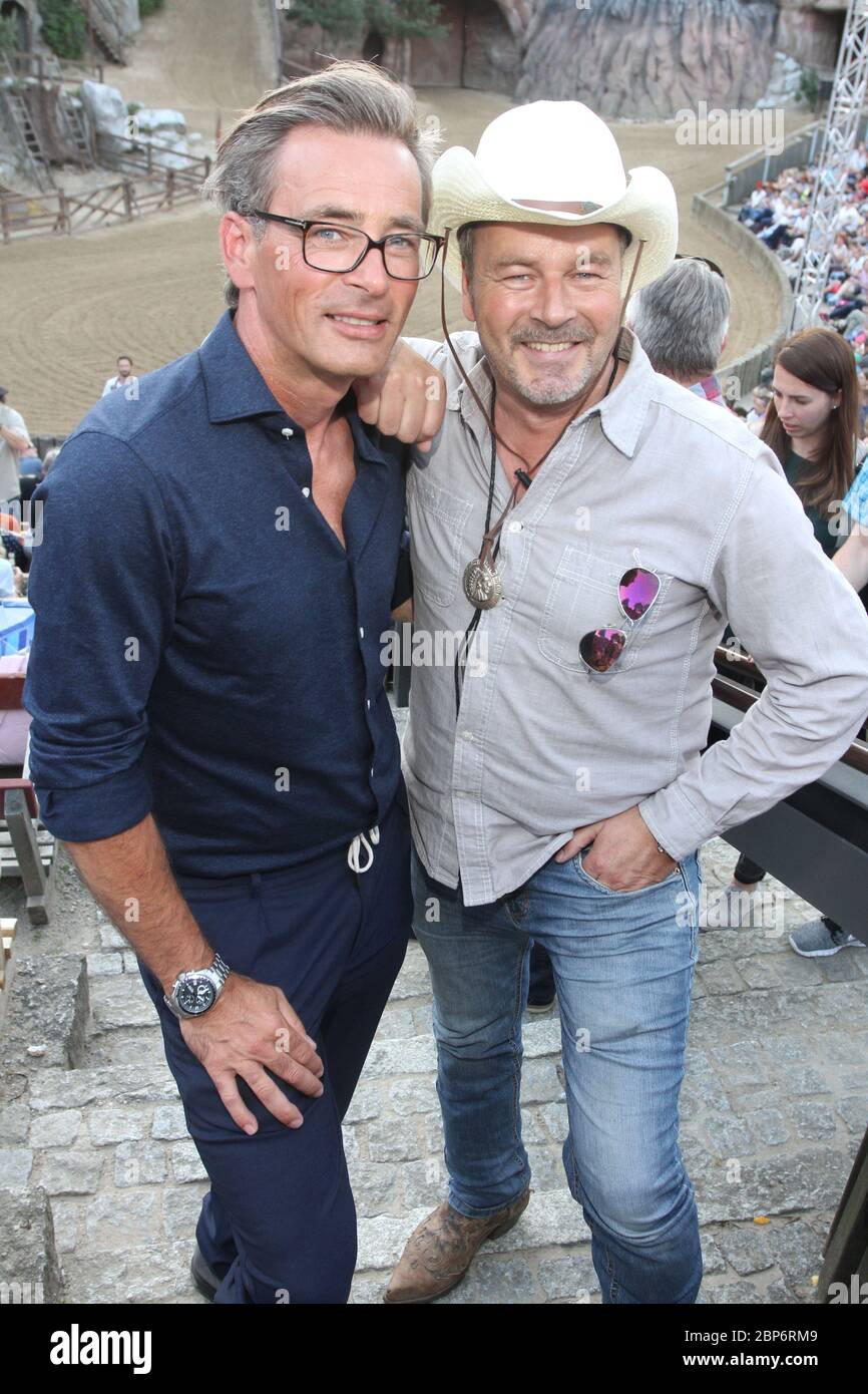 Jan Soniok,till Demtroeder,première Karl May Festspiele Bad Segeberg,29.06.2019 Banque D'Images