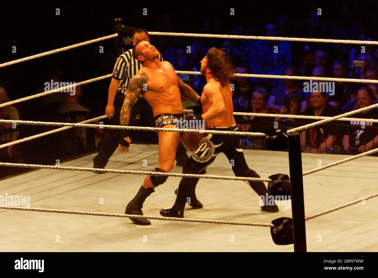 L'événement WWE Live 'MacckDown Live' à Hambourg Banque D'Images