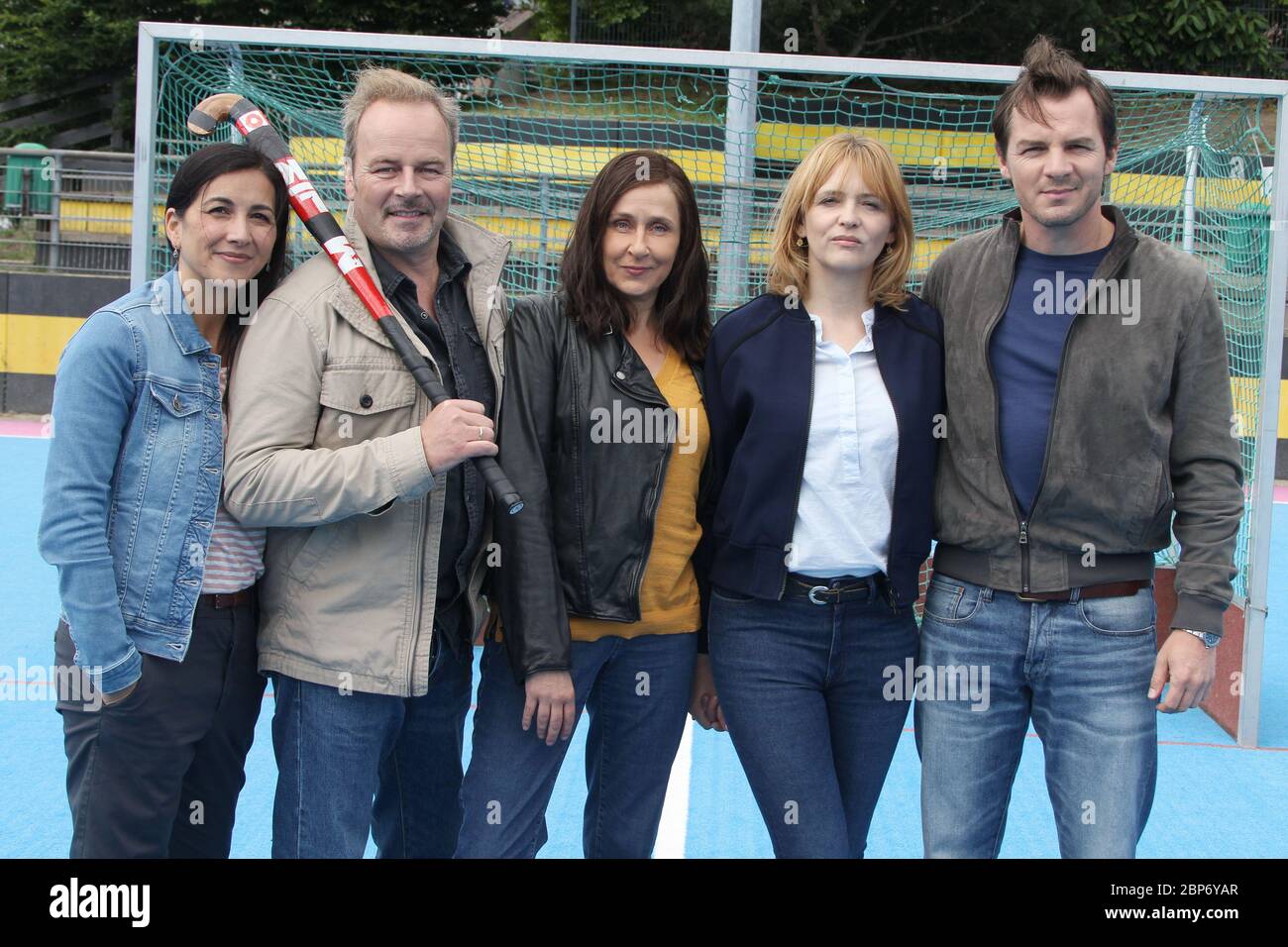 Vadina Karun,Till Demtroeder,Barbara Philipp, Laura Tonke,Felix Klare,Settermin pas de simple meurtre,Harvestehuder tennis and Hockey Club,Hambourg,16.07.2019 Banque D'Images