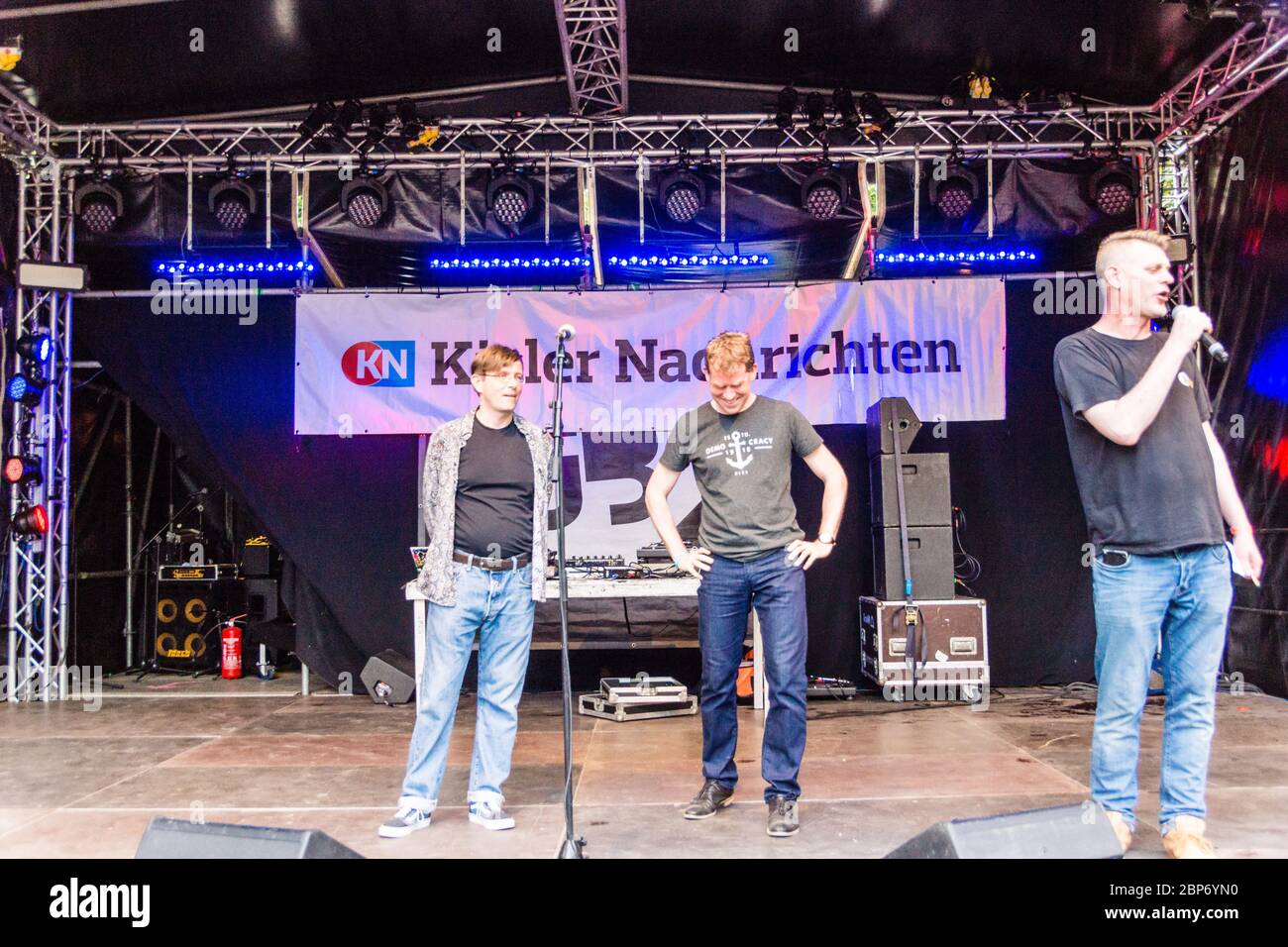 Artistes et artistes au 125e Kieler Woche 2019, Kiel, Allemagne Banque D'Images