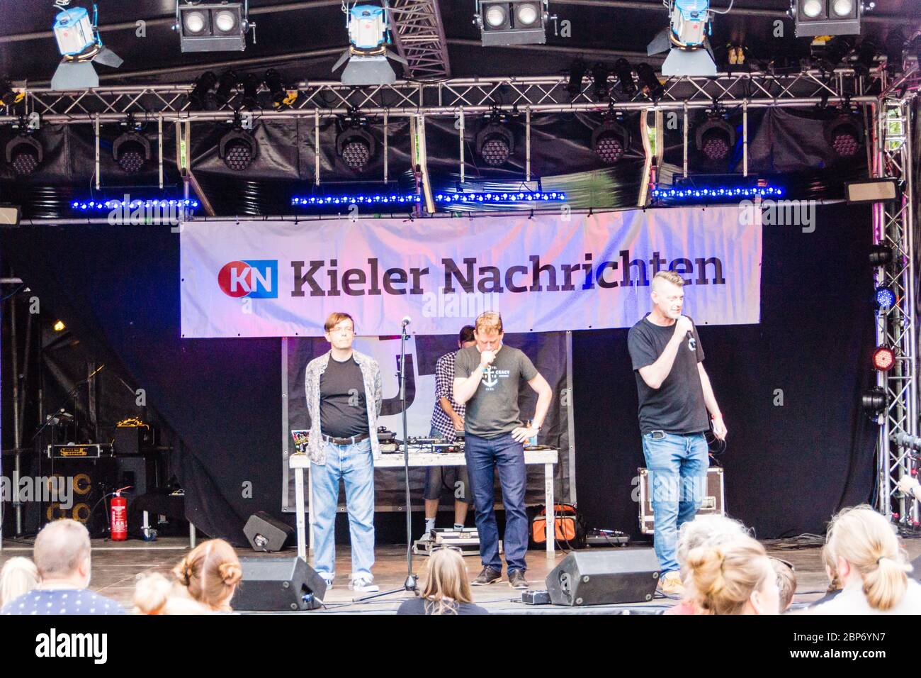 Artistes et artistes au 125e Kieler Woche 2019, Kiel, Allemagne Banque D'Images