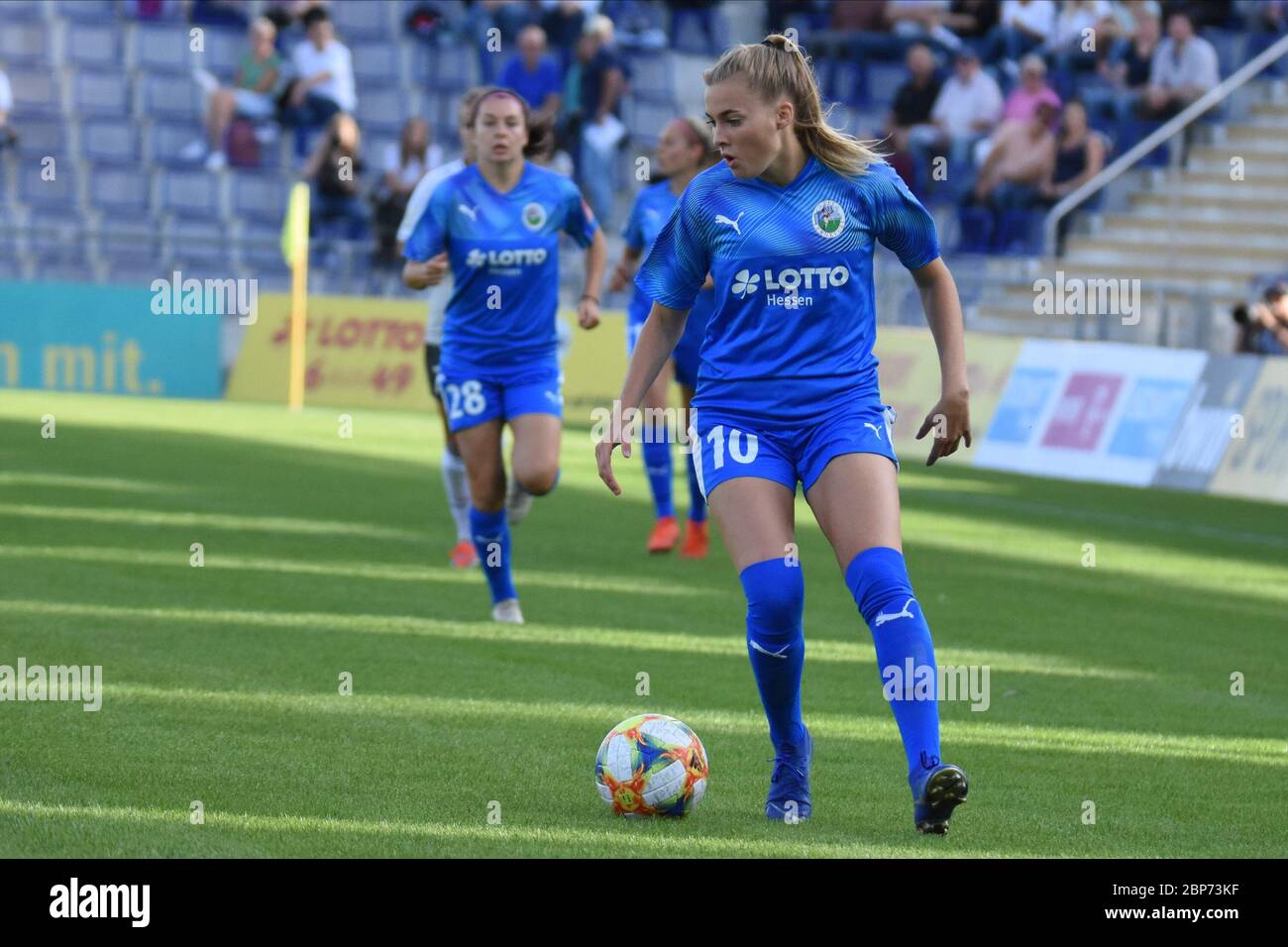 Fofootball, 1. Ligue des femmes, 1. FFC Francfort contre 1. FFC turbine Potsdam, 16.08.2019 Banque D'Images