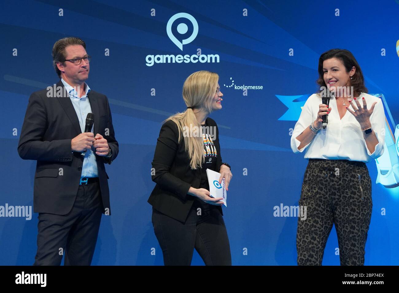 Eroeffnung der Computerspielemesse 'gamescom 2019' in der Messe Koeln Banque D'Images