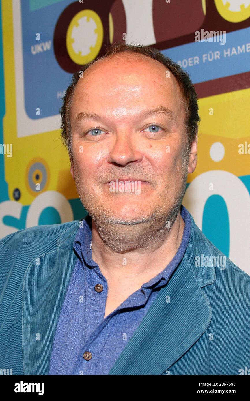 Jens Wawrzeck, Fototermin im Hamburg Zwei 80er Cafe à Ottensen, Hambourg, 15.08.2019 Banque D'Images