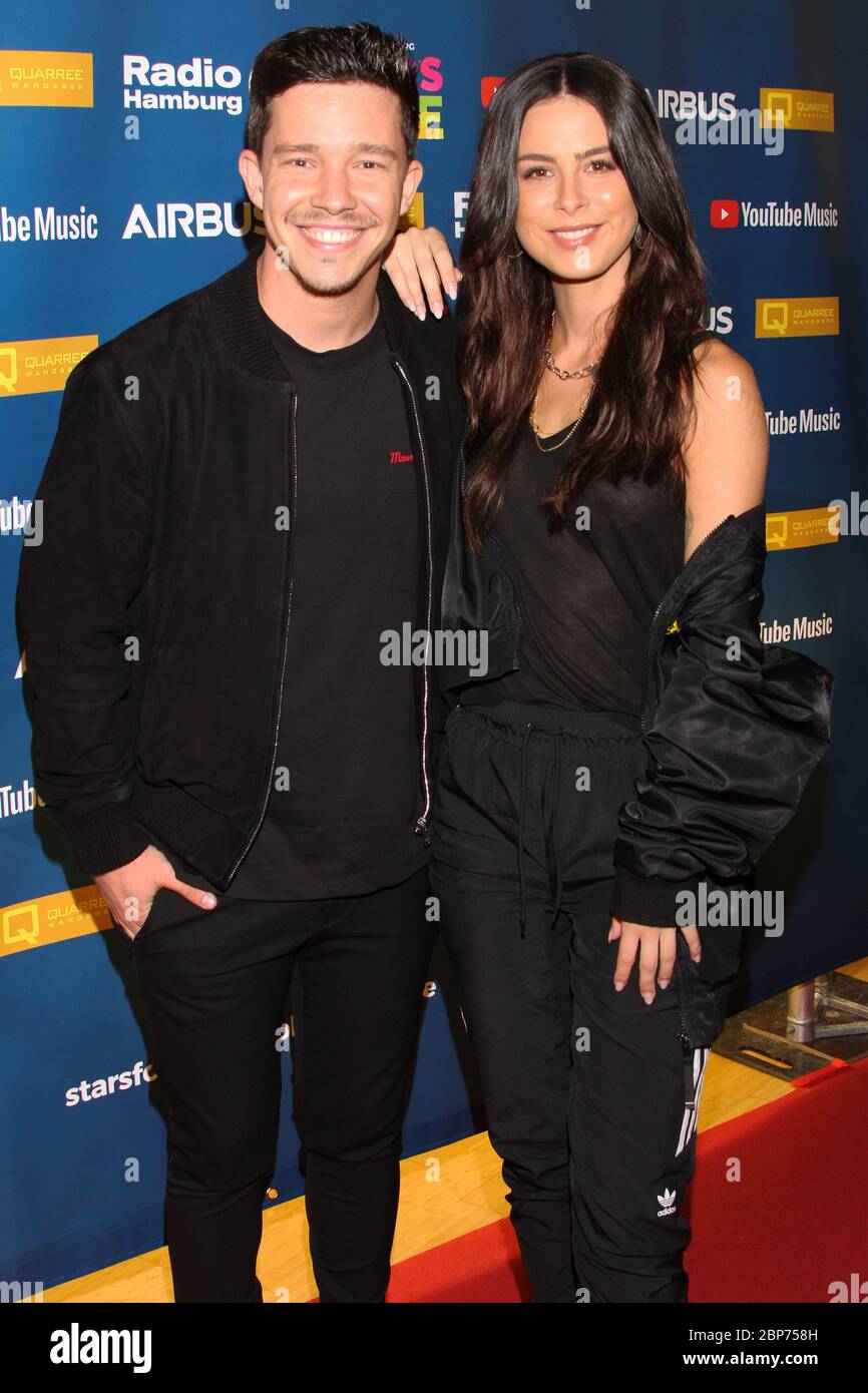 Nico Santos, Lena, Stars for Free, Barclay Card Arena Hamburg, 17.08.2019 Banque D'Images