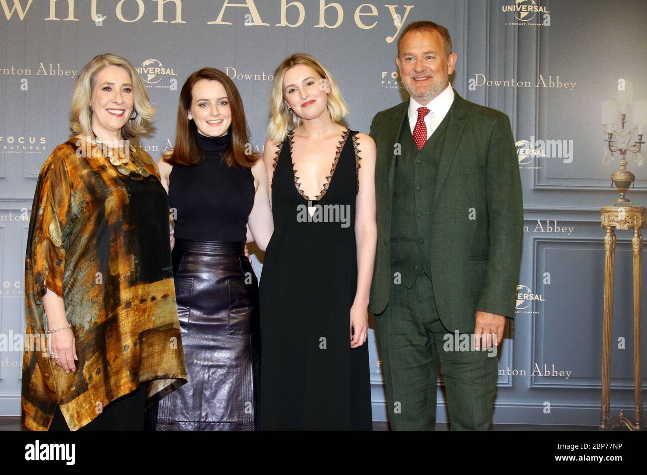 Phyllis Logan,Sophie McShera,Laura Carmichael,Hugh Bonneville,Photocall Downtown Abbey,Hotel Vier Saisonen Hamburg,04.09.2019 Banque D'Images