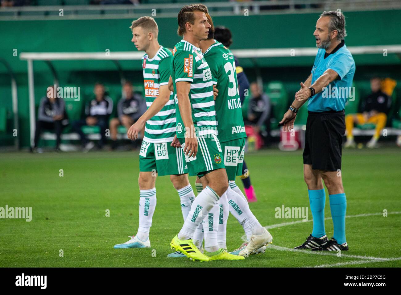 SK Rapid Wien contre Red Bull Salzburg Banque D'Images