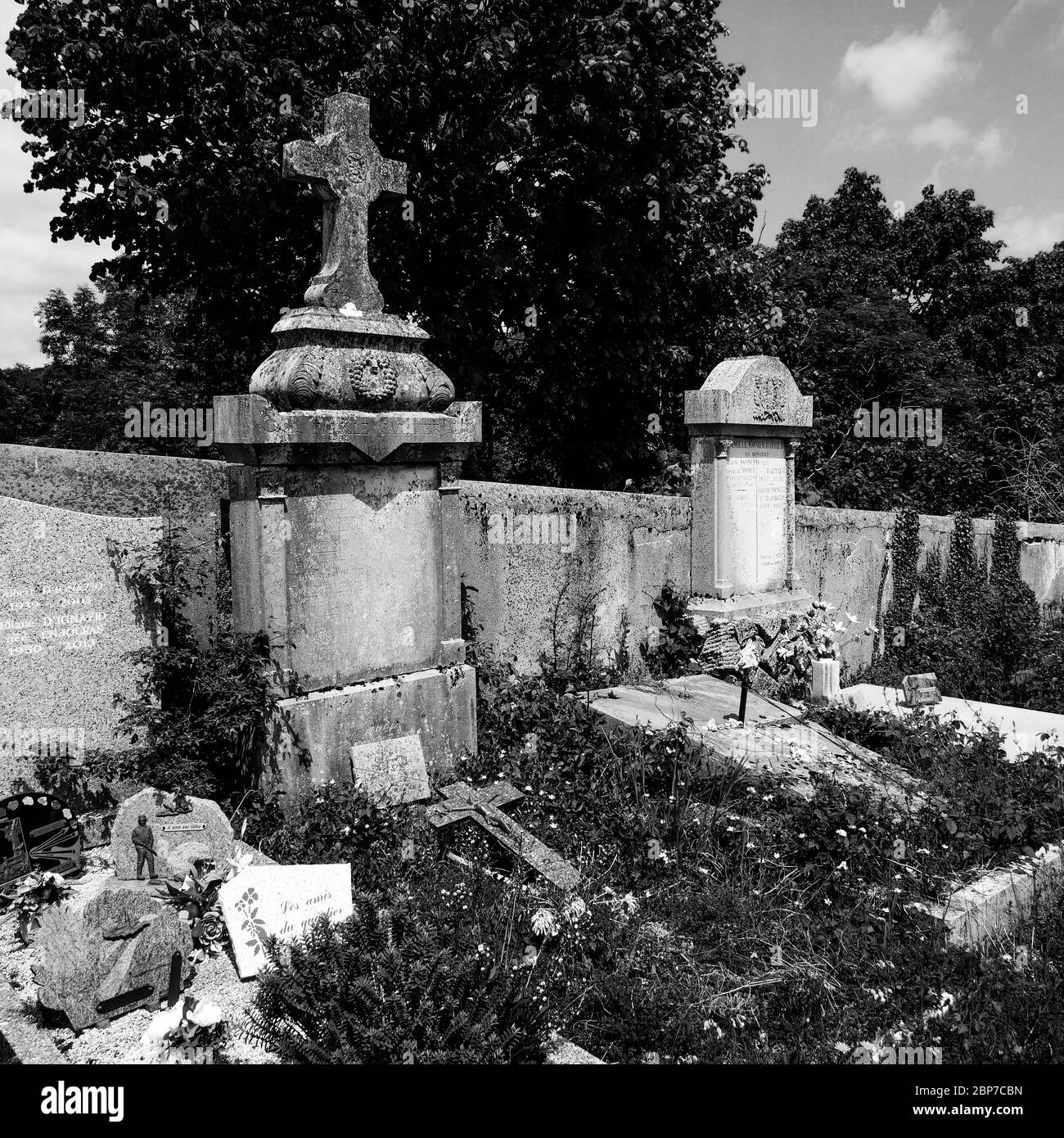 Cimetière, Inimond, massif du Bugey, Ain, France Banque D'Images