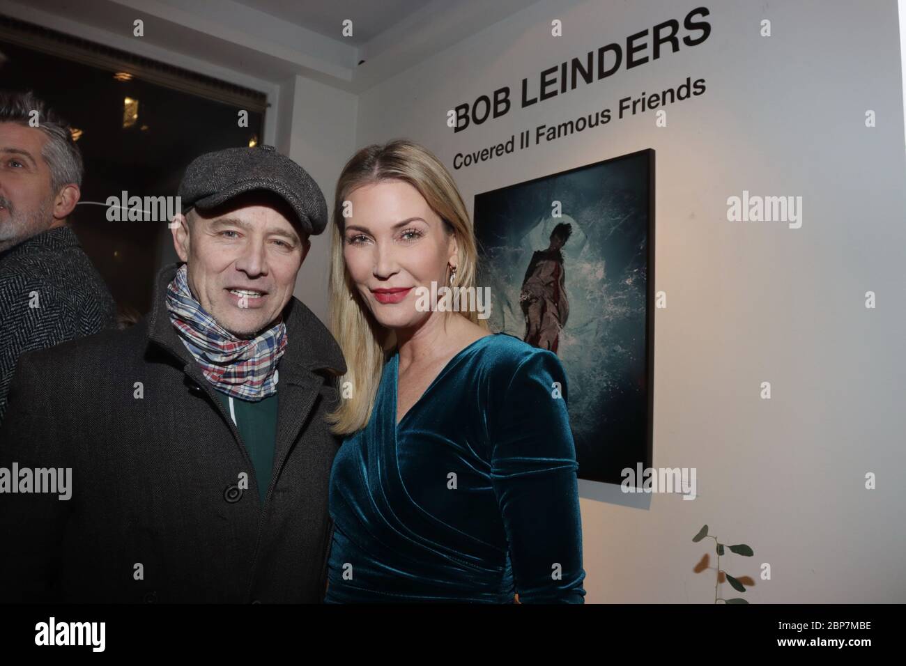 Andreas Brucker,Kirsten Roschlaub,Vernissage Bob Leinders 'COVERED II',Galerie Roschlaub,Hambourg,05.12.2019 Banque D'Images