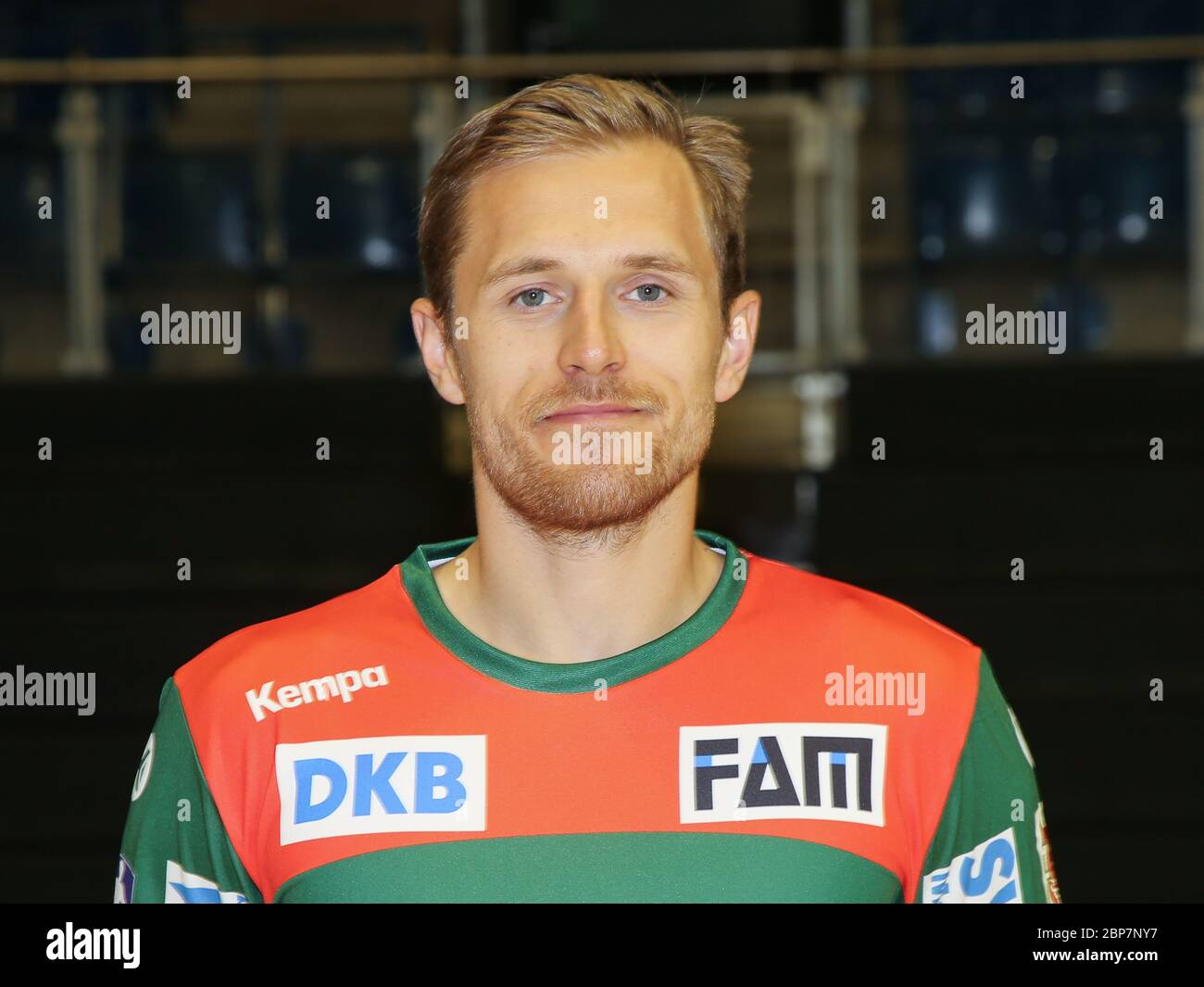 Joueur de handball suédois Albin Lagergren, SC Magdeburg, Liqui Moly HBL, Handball-Bundesliga saison 2019-20 Banque D'Images