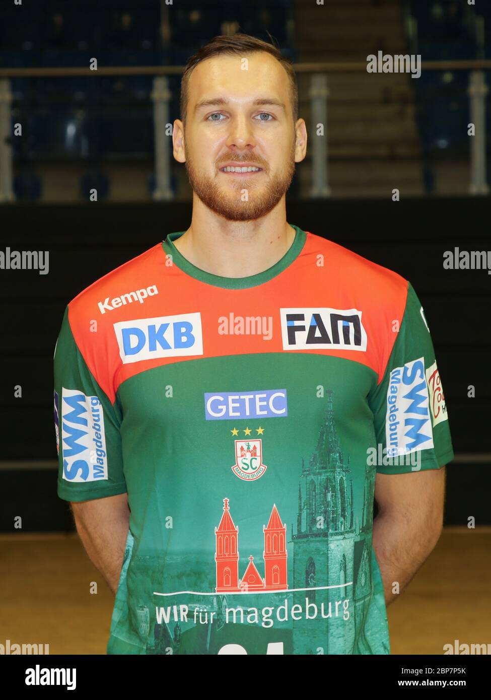 Joueur de handball norvégien Christian O'SULLIVAN, SC Magdeburg, Liqui Moly HBL, Handball-Bundesliga saison 2019-20 Banque D'Images